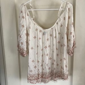 ecote urban outfitters new cold shoulder tunic